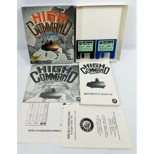 High Command Europe PC game simulator 1939-45 DOS 5.0 IBM Big Box software